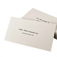 Tarjeta de Regalo de Agradecimiento por el Servicio Postventa, con Estampado Dorado, Textura de Cáscara de Huevo, Impresión Digital, Papel Recubierto, Serie Pinhole con Código Personalizado