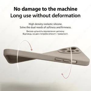 <span class=keywords><strong>Funda</strong></span> de silicona líquida con protección para cámara de 2mm para <span class=keywords><strong>IPhone</strong></span> 15 14 13 12 <span class=keywords><strong>11</strong></span> Pro Max Plus, <span class=keywords><strong>funda</strong></span> de parachoques suave a prueba de golpes, accesorios para teléfono - Product Image 5