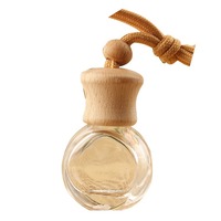Diffuseur d'huiles essentielles suspendu en verre rechargeable de 10 ml, vide, pour voiture, parfum, aromathérapie
