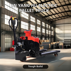JIN YANG HU sıcak satış elektrikli palet taşıyıcı tartı 2T 3t <span class=keywords><strong>5T</strong></span> lojistik depo kullanımı kargo hareketli palet taşıyıcı 2000kg - Product Image 6