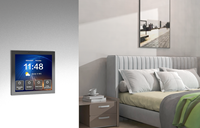 Interrupteur mural intelligent tactile M4 4 pouces Tuya Zigbee 3.0 avec relais 4 canaux et variateur pour maison, hôtel, capteur multilingue pour rideaux IPS PC