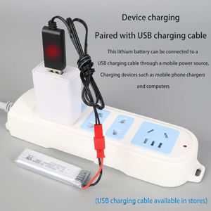 中国制造商 <span class=keywords><strong>3</strong></span>.7V 600mAh 751862 可充电聚合物锂电池组，适用于遥控玩具飞机和无人机 - Product Image 5