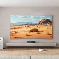 Televisor Inteligente Android de Pantalla Curva de 65 Pulgadas, Personalizable, 4K, Apto para Cine en Casa, Hotel