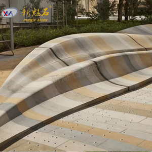 Nuevos Materiales de Construcción de Piedra UHPC, Banco de Jardín Resistente al Agua y a las Manchas, Asientos para Patio Exterior - Product Image 1