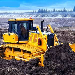 Bouteur sur chenilles 17,4T D170 avec rayon de braquage de 2800 mm pour les opérations de <span class=keywords><strong>d</strong></span>éfrichage et de remblayage dans le <span class=keywords><strong>d</strong></span>éveloppement des infrastructures - Product Image 2