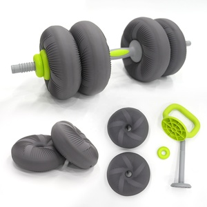 VIGFIT New Design Free Weights Grey Adjustable <strong>Dumbbell</strong> 15KG Soft <strong>Dumbbell</strong> Hand Weights <strong>Set</strong> with Iron Sand Filling Barbell <strong>Dumbbell</strong> <strong>Set</strong> - Product Image 5