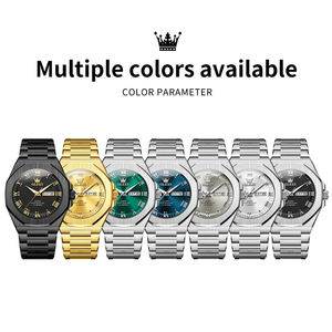   Reloj de Hombre de Cuarzo con Calendario, Luminoso, Impermeable, de Negocios, Clásico, de Lujo, con Logotipo Personalizado OEM 3727, el Más Vendido - Product Image 6