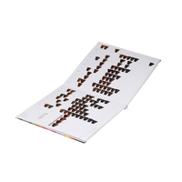 Palette de couleurs de cheveux en forme de livre amovible BOYAN pour la teinture des nuances de couleur