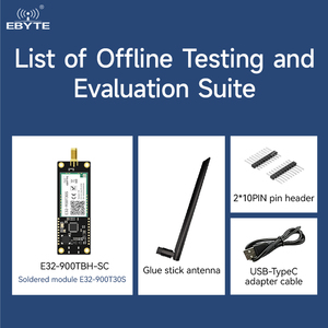 ชุดทดสอบและประเมินผลโมดูลไร้สาย Lora แบบ Sub-1G รุ่น Ebyte E32-900TBH-SC พร้อมอินเทอร์เฟซ Type-C สำหรับการพัฒนาบอร์ด - Product Image 6