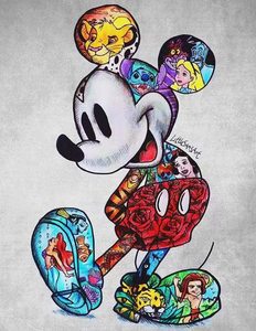 Kit de peinture au diamant 5D DIY, kit de peinture au diamant <span class=keywords><strong>Mickey</strong></span> complet pour la décoration murale à domicile, peinture murale - Product Image 3