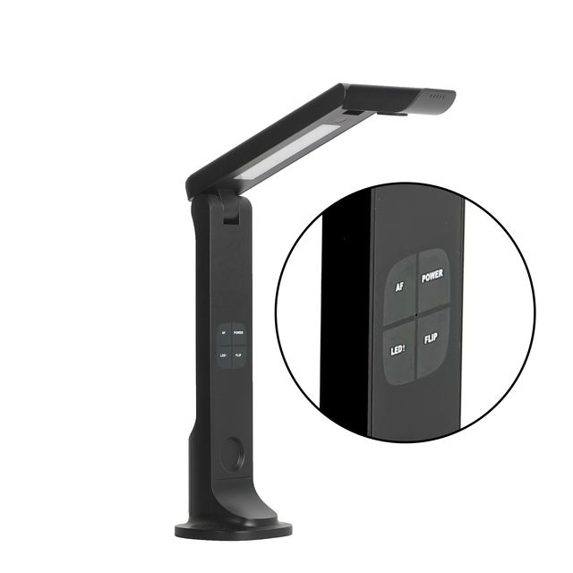 Autofocus High Definition USB Visual Presenter Document Scanner Document Camera 8M Black Stock Office School Multimedia Machine