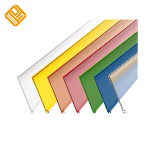 Borde de estante de supermercado Plástico Código de barras Precio Etiqueta Clip Tira PVC Tira DE DATOS Titular de la etiqueta - Product Image 6