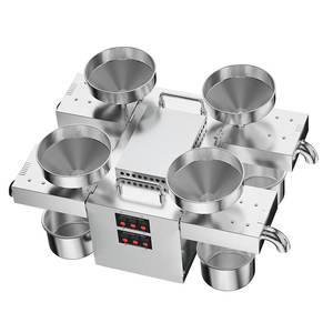 4 kafaları fıstık susam ayçiçeği hindistan cevizi susam soya fıstık avokado Palm yağ çıkarma makinası kakao tohumları yağ baskı makinesi - Product Image 3