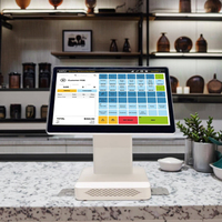 Système de point de vente de bureau, terminal de vente au détail, écran tactile Windows 10/Android 11, écran TFT-LCD 15,6 pouces, caisse enregistreuse tout-en-un Jepower