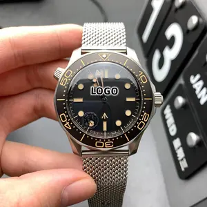 Mechanical Watchsfor Men Luxury Wrist Luxury VS Factory Top Quality ETA 8806 Automatic Movement Titanium Watch Luminous Diving