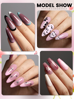 YOKEFELLOW vernis à ongles Gel UV OEM 6 pièces ensemble marque privée vernis émail 10ML Gel de couleur rose
