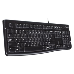 Teclado para ordenador K SERIES K120 con cable negro 920 002492 - Product Image 1