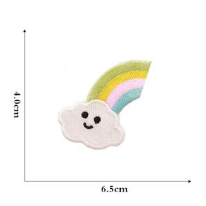 Self Adhesive Cute Marcorns Color rainbow Star Patch for Clothes Bag Decoration - Product Image 6