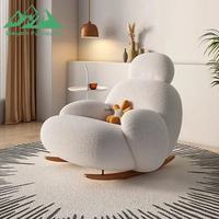 Fauteuil à bascule moderne de luxe Wayon, canapé confortable pour salon et chambre à coucher
