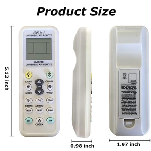 Control Remoto Universal Inalámbrico Digital LED Kt 109 para Aire Acondicionado YOD HVAC K-1028E, Kit <span class=keywords><strong>de</strong></span> Piezas para Uso Doméstico - Product Image 3