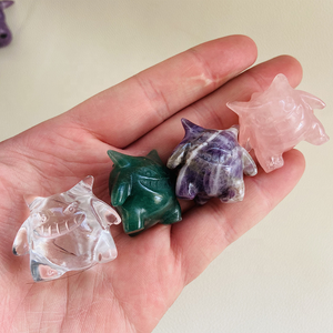 도매 조각 매 우 공예 만화 캐릭터 옥 크리스탈 피카추 포켓몬 - Product Image 3