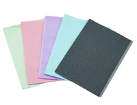 Serviettes de tatouage noires jetables durables 2 papier 1 poly, bavoirs dentaires imperméables, désinfectants EOS, 33x45cm, directement de l'usine