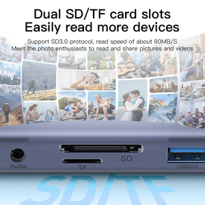 Mindpure - Estación de Conexión USB C 10 en 1 con HDMI, VGA, USB 3.0, Gigabit RJ45 Ethernet, Adaptador Multipuerto PD para Dell <span class=keywords><strong>XPS</strong></span> ThinkPad - Product Image 6