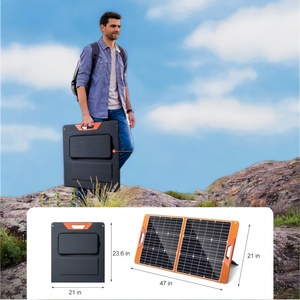 Panel Solar Plegable Ultra Portátil de 100W de Alta Eficiencia con Certificación TUV, Diseño Delgado que Ahorra Espacio, Fácil Almacenamiento, Ideal para Viajes - Product Image 5