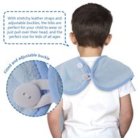 Bavoirs absorbants compressés en velours corail à séchage rapide pour bébés et enfants, écologiques et économiques