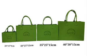 Sac fourre-tout promotionnel en feutre de haute qualité, personnalisable avec logo et taille, faible MOQ, prix compétitif - Product Image 2