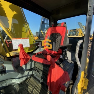 Excavatrice hydraulique sur chenilles d'occasion Komatsu PC160 de 16 tonnes avec rétrocaveuse, modèle japonais d'origine pour projets de ponts - Product Image 3
