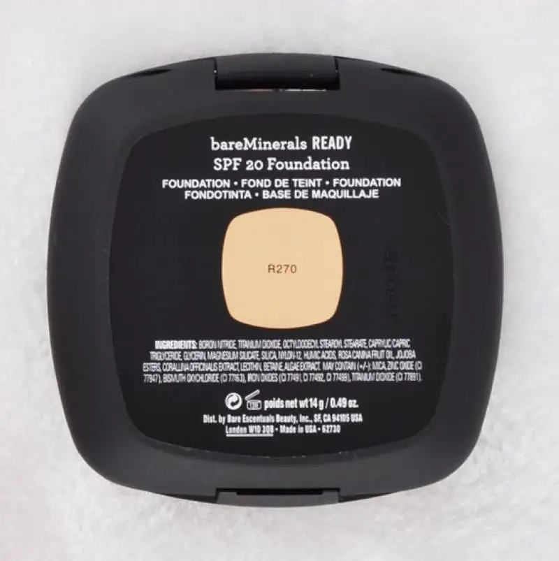 easy to wear waterproof oil control permanent Minerals ready SPF 20 Foundation 14g/0.49oZ pressed makeup foundation powder