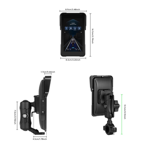 Podofo Écran vertical portable 5 pouces pour moto avec CarPlay, dégagement rapide, CarPlay sans fil, Android Auto, étanche IP68 - Product Image 5