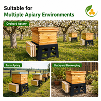 Support de ruche en plastique détachable, portable et assemblable, fourni par l'usine, outils d'apiculture pour l'élevage des abeilles