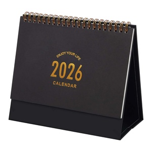 <span class=keywords><strong>Calendario</strong></span> da tavolo compatto con rilegatura a spirale per un facile sfogliamento delle pagine e un profilo salvaspazio ed elegante - Product Image 1
