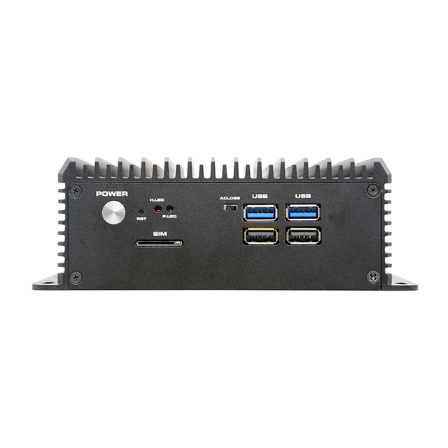 Fanless I5-10210U Embedded Mini PC Industrial Computer 4K DP 2* HD 2*RS232