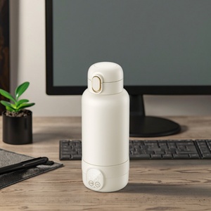 Chauffe-biberon portable 500 ml à succès, chauffe rapidement, recharge USB, bouilloire électrique en acier inoxydable 316, sans fil - Product Image 3