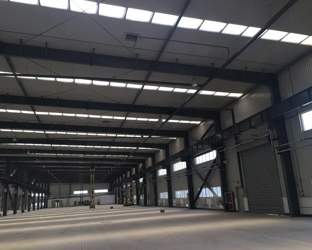 Hangar prefabrik yapı depo güney afrika hafif çerçeve prefabrik çelik yapı endüstriyel döşeme tasarımları prefabrik ev