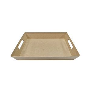 Custom Logo Custom Size Recyclable Rigid Paperboard Gift Box Large Craft Picnic <strong>Hamper</strong> Fruit <strong>Tray</strong> with Custom Color - Product Image 1