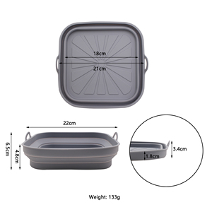 Forma de Silicone para Assar, Forma Tubular para Bolo, Forma de Silicone para Air Fryer, Forno e Micro-ondas, Utensílios de Cozinha para Assar Bolos - Product Image 5