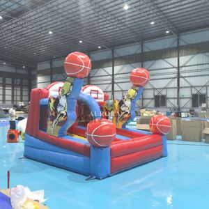 Jeu de <span class=keywords><strong>basket</strong></span> gonflable double panier personnalisé en PVC écologique pour enfants et adultes, facile à gonfler - Product Image 3