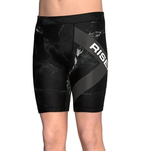 RISE SPORTSWEAR Proveedor de Sungas en Pakistán, Pantalones Largos Dorados para BJJ y MMA, Shorts Personalizados de Vale Tudo - Product Image 5