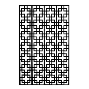 CNC Cut WPC Diviseur Décoratif WPC Écrans Extérieurs Partition pour Bureaux - Product Image 2