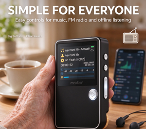 เครื่องเล่น <span class=keywords><strong>MP3</strong></span> ดิจิทัลรุ่นแรก เหมาะสำหรับการใช้งานที่หลากหลายและมีการใช้งานที่ครอบคลุมมากขึ้น - Product Image 3