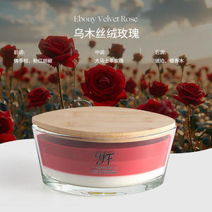 Nouveautés 2026, <span class=keywords><strong>bougie</strong></span> parfumée en cire <span class=keywords><strong>de</strong></span> soja à mèche en <span class=keywords><strong>bois</strong></span> craquelé, personnalisée, <span class=keywords><strong>de</strong></span> luxe, avec étiquette privée, pour un cadeau haut <span class=keywords><strong>de</strong></span> gamme - Product Image 2