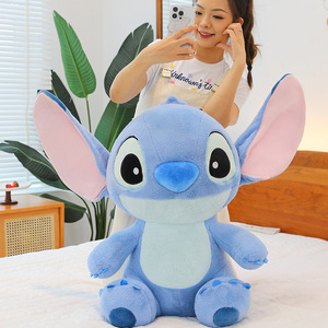 Đồ chơi nhồi bông hình thú biển thêu tay, màu xanh dương cổ điển, siêu mềm mại, kích thước lớn, khuyến mãi đặc biệt, quà tặng Valentine, xuất khẩu - Product Image 1