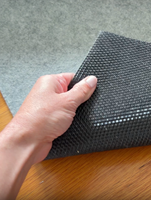 Sous-couche de tapis imperméable en TPE avec rembourrage pour tapis, protection antidérapante pour sols en bois dur, tapis en feutre
