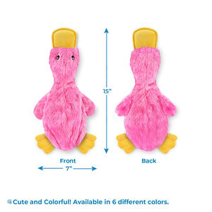 Toptan en iyi kırışık ördek interaktif köpek oyunu oyuncaklar peluş uyku yoldaşları küçük sarı ördekler eziyet diş ve sesler yapmak - Product Image 5