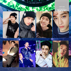 Cartes photographiques HD pour enfants errants, lot de 8 pièces Felix Hyunjin Leeknow LOMO, cadeau de fans de BangChan, carte postale étanche L18 - Product Image 2