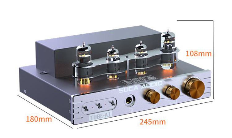 SUCA AUDIO 真空管ヘッドホンアンプ TUBE-A1 シングルエンド 500mW Hi